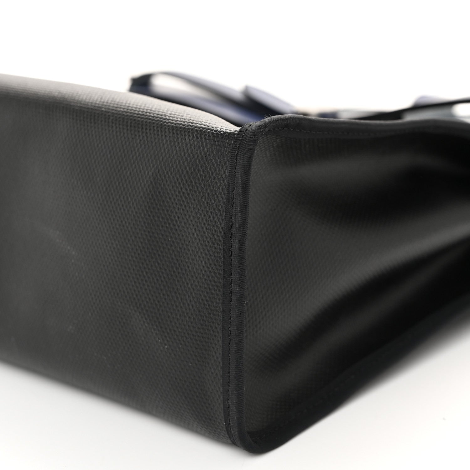 Hermes Toile H Berline Vache Hunter Herbag Zip PM 31 Bleu Encre Black 11 of 12