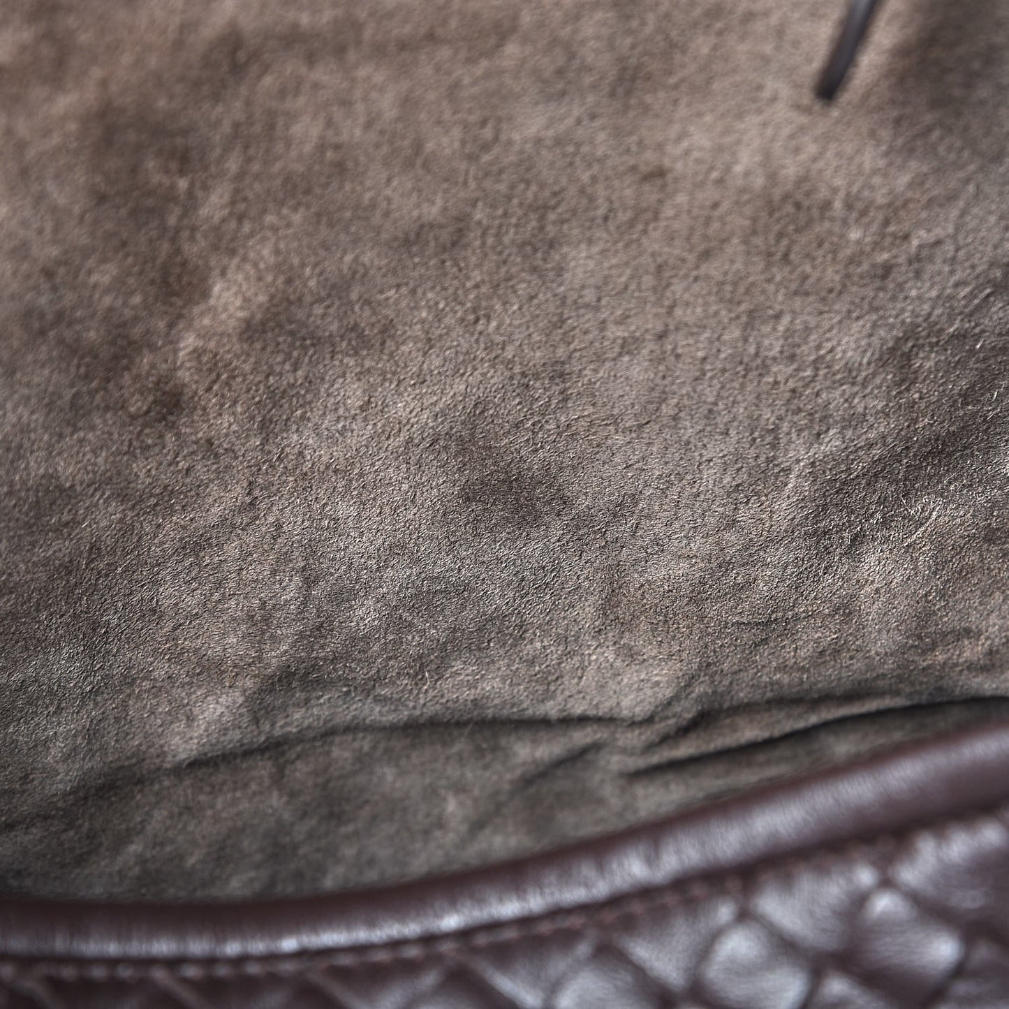 Nappa Intrecciato Large Veneta Hobo Ebano