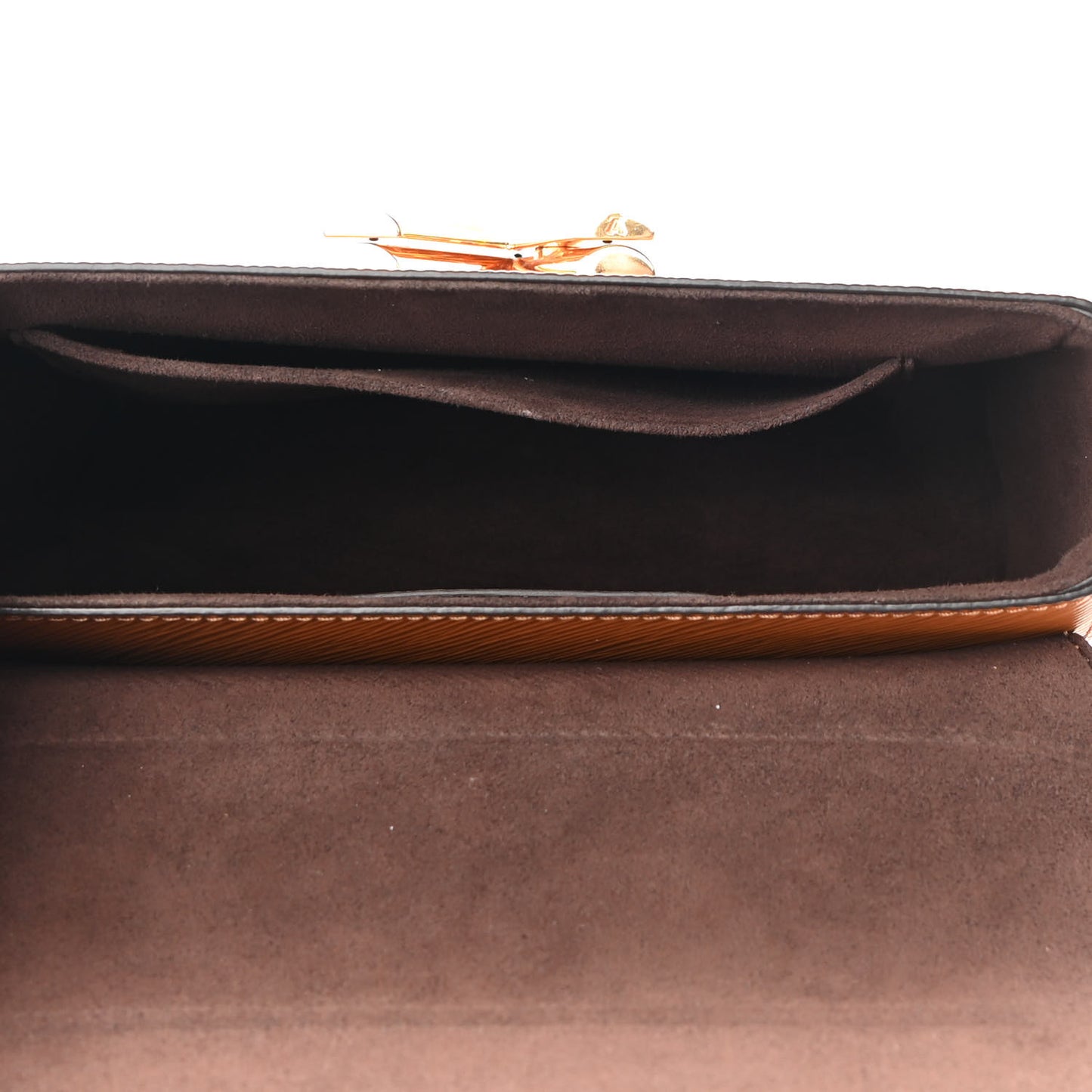 Epi Twist Shoulder Bag MM Gold Honey