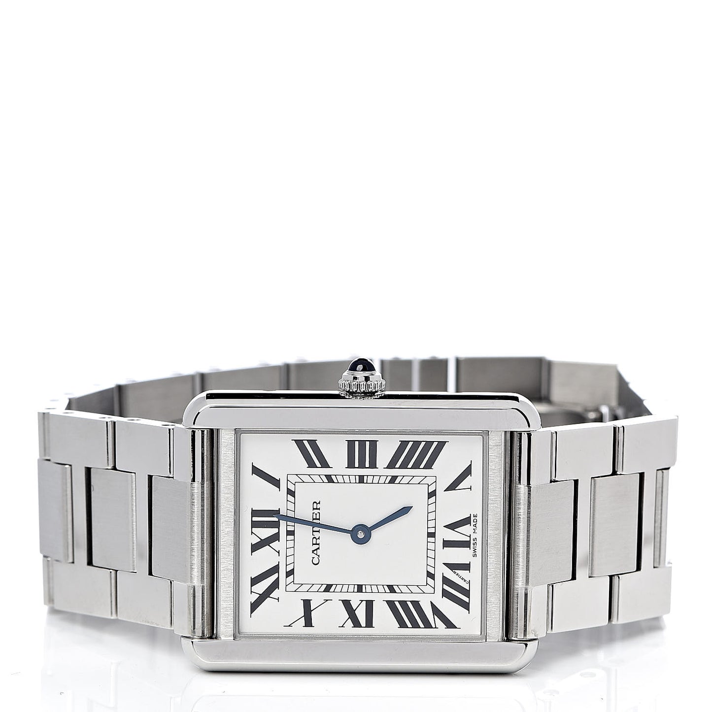 Stainless Steel 27mm Tank Solo Quartz Watch
