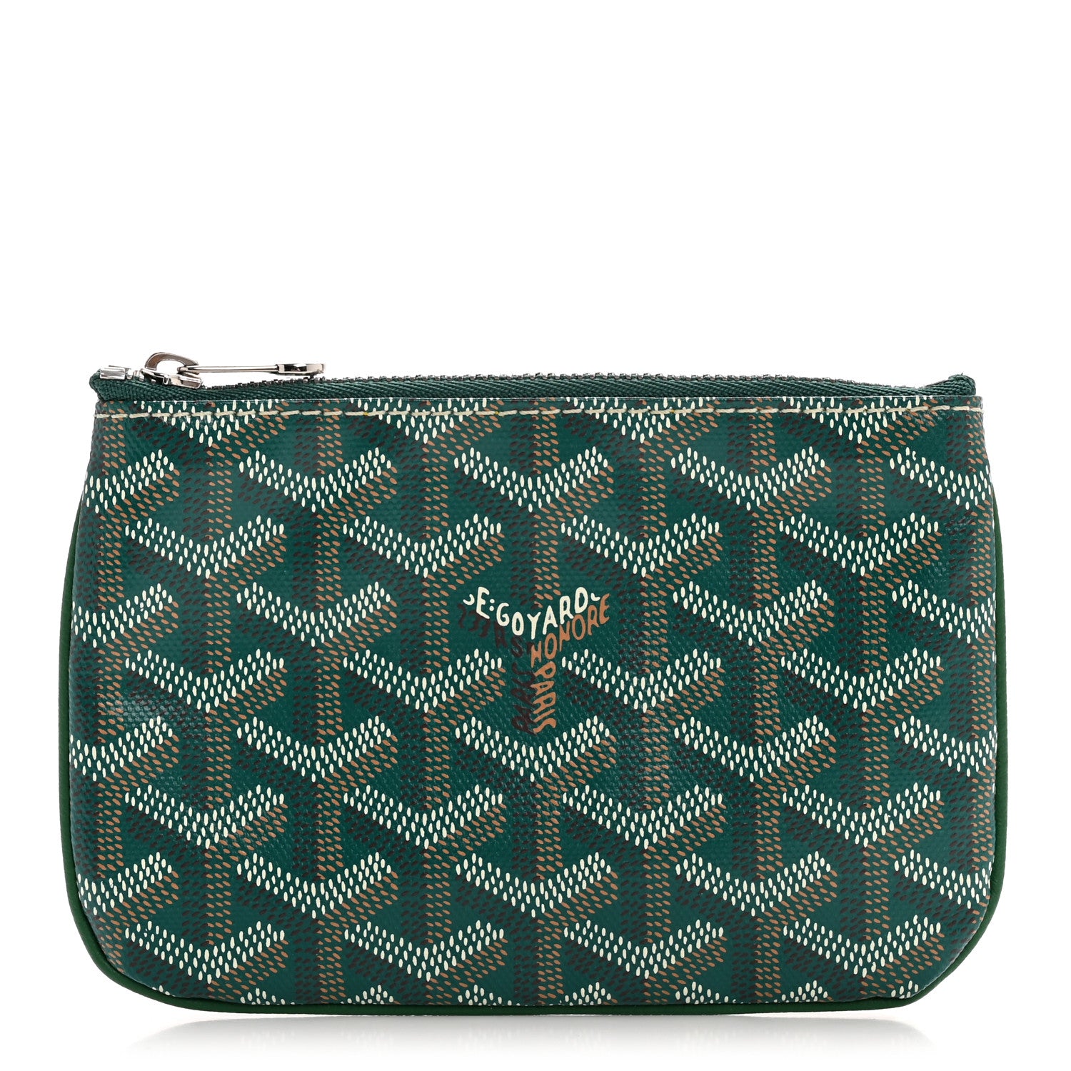 Goyard Goyardine Mini Senat Pochette Green 1 of 8