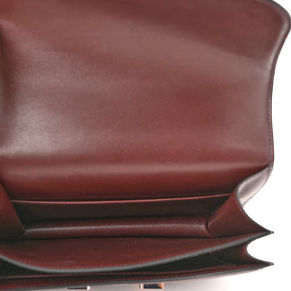 Hermes Epsom Enamel Constance 18 Rouge Sellier Framboise 5 of 16