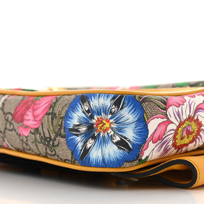 Gucci GG Supreme Monogram Flora Medium Ophidia Belt Bag Beige Multicolor Crop 10 of 11