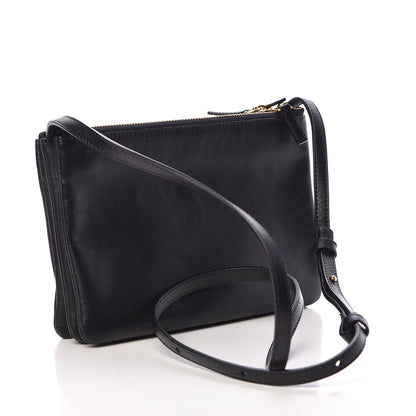 Celine Lambskin Small Trio Crossbody Bag Navy Blue 3 of 13
