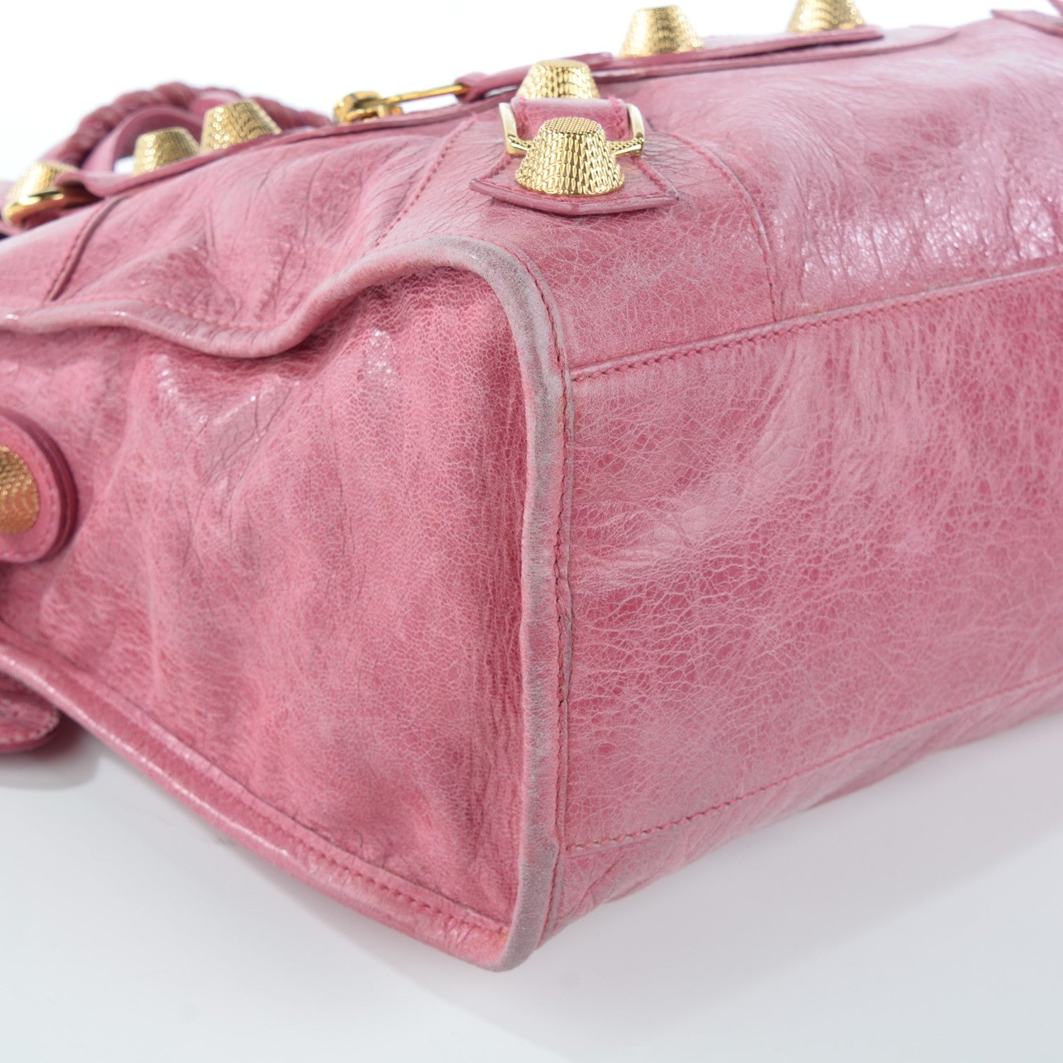 Balenciaga Agneau Giant 21 Gold Hardware City Framboise 8 of 10