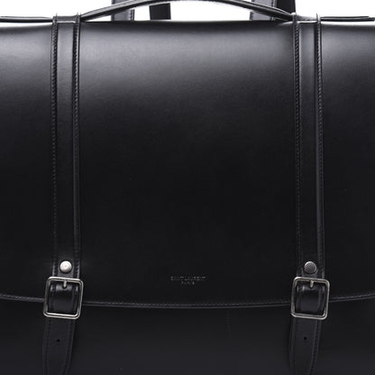 Saint Laurent Smooth Calfskin Schoolbag Backpack Black 11 of 11