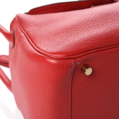 Hermes Taurillon Clemence Lindy 26 Rouge Casaque 8 of 14