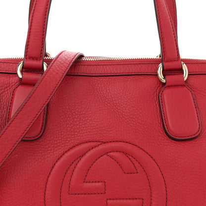 Gucci Cellarius Calfskin Small Soho Top Handle Satchel Tobasco 8 of 12
