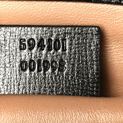 Gucci Textured Calfskin Torchon GG Broadway Envelope Clutch Black 8 of 9