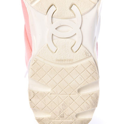 Chanel Canvas Womens CC Sneakers 38 Salmon 8 of 22