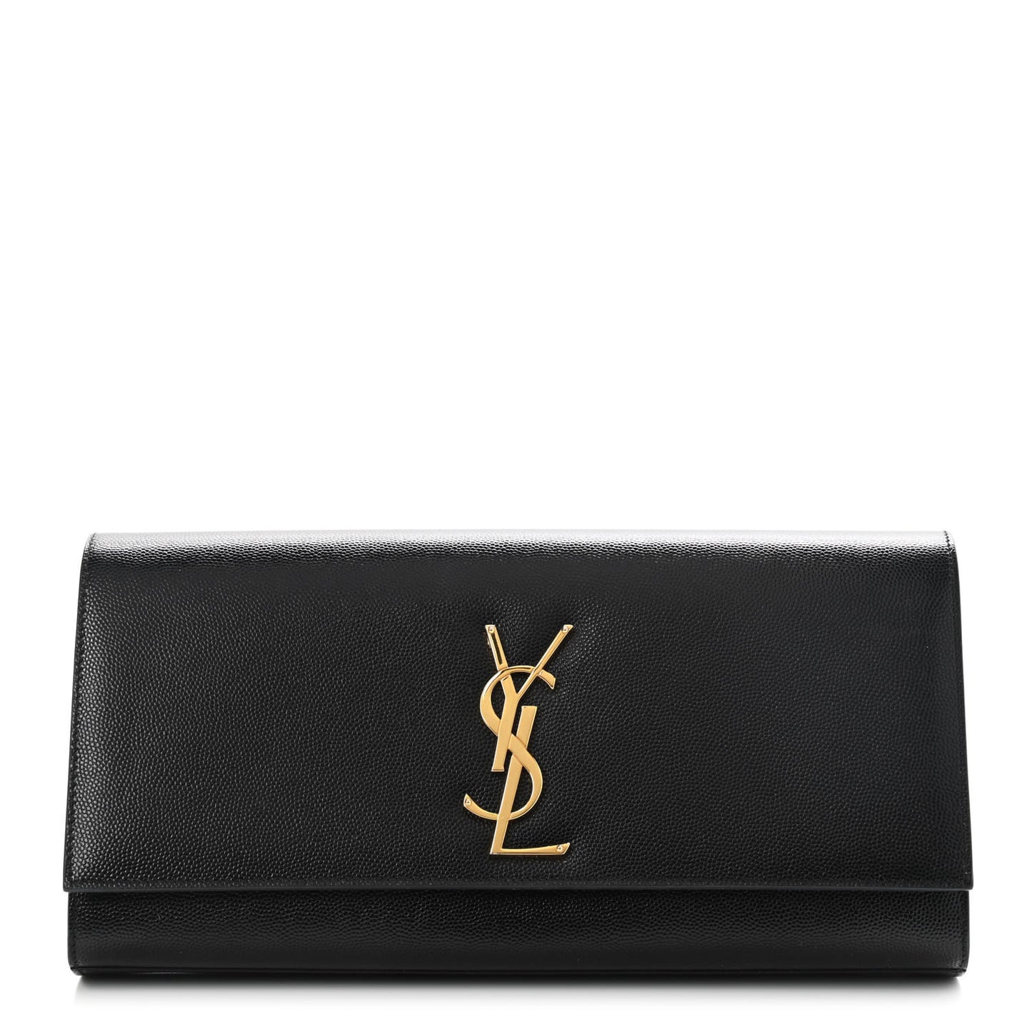 Grain De Poudre Monogram Cassandre Clutch Black