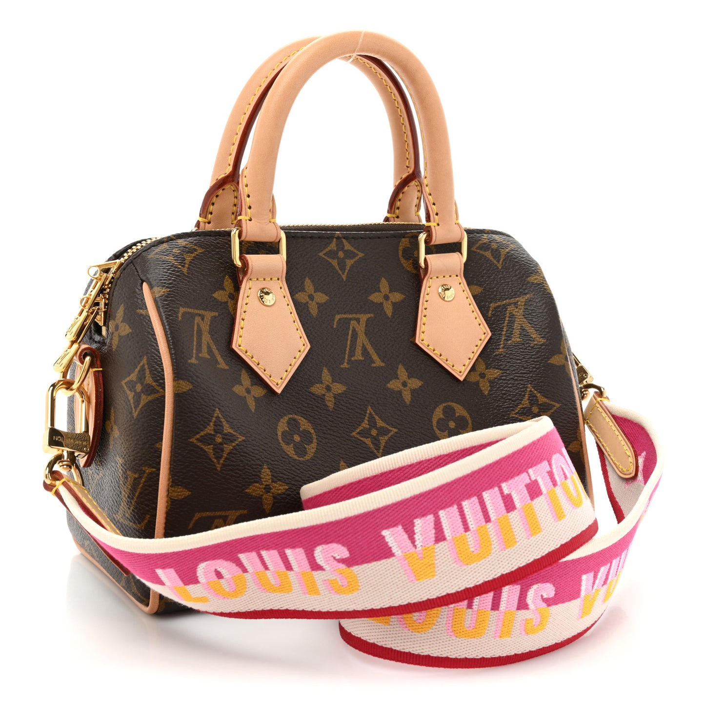 Monogram Speedy Bandouliere 20 Fuchsia