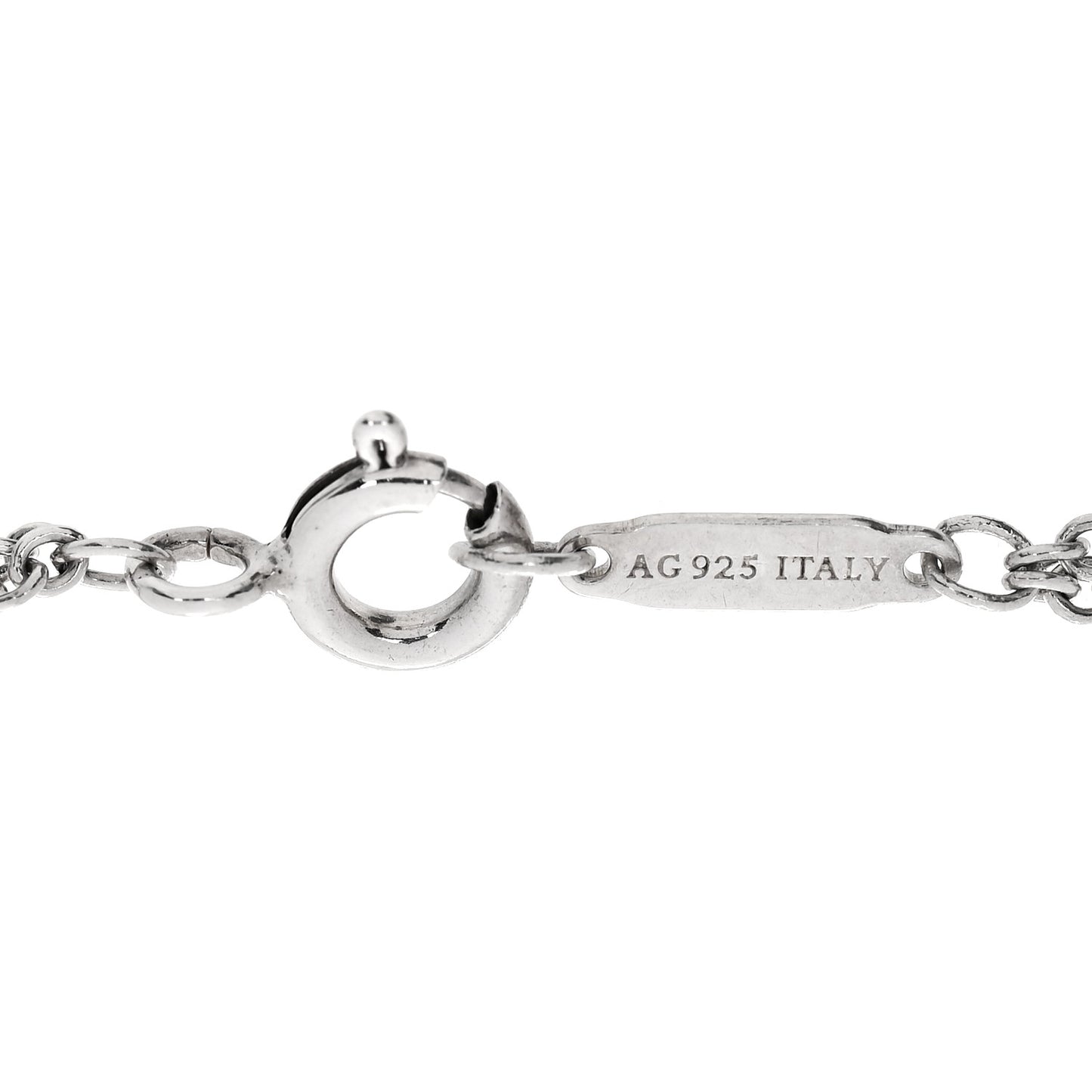 Sterling Silver Return To Tiffany Love Heart Tag Key Bracelet
