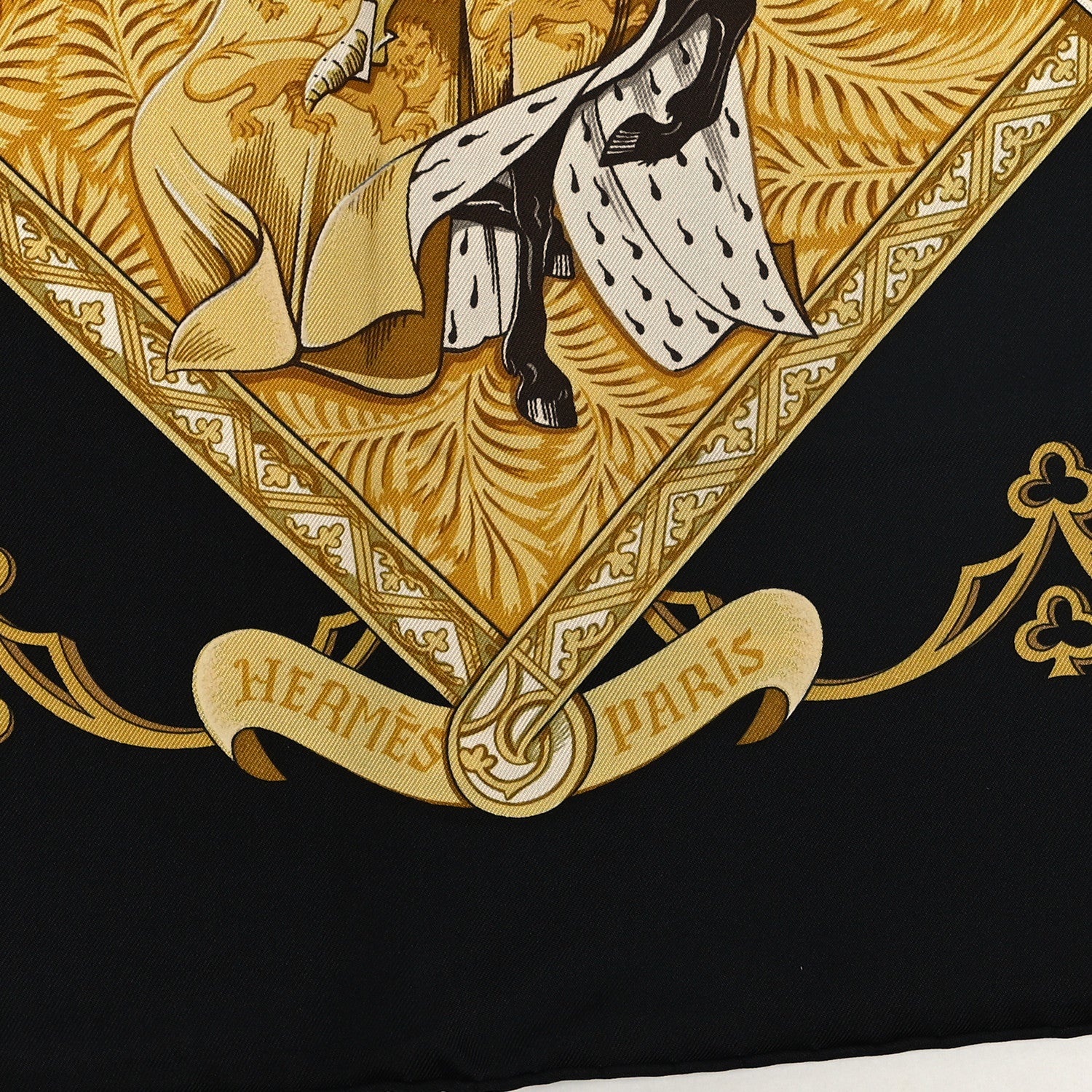 Hermes Silk La Vie A Cheval Scarf 90 2 of 3