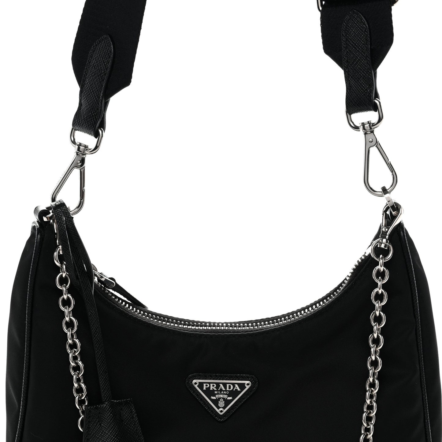 Nylon Re-Edition 2005 Shoulder Bag Black