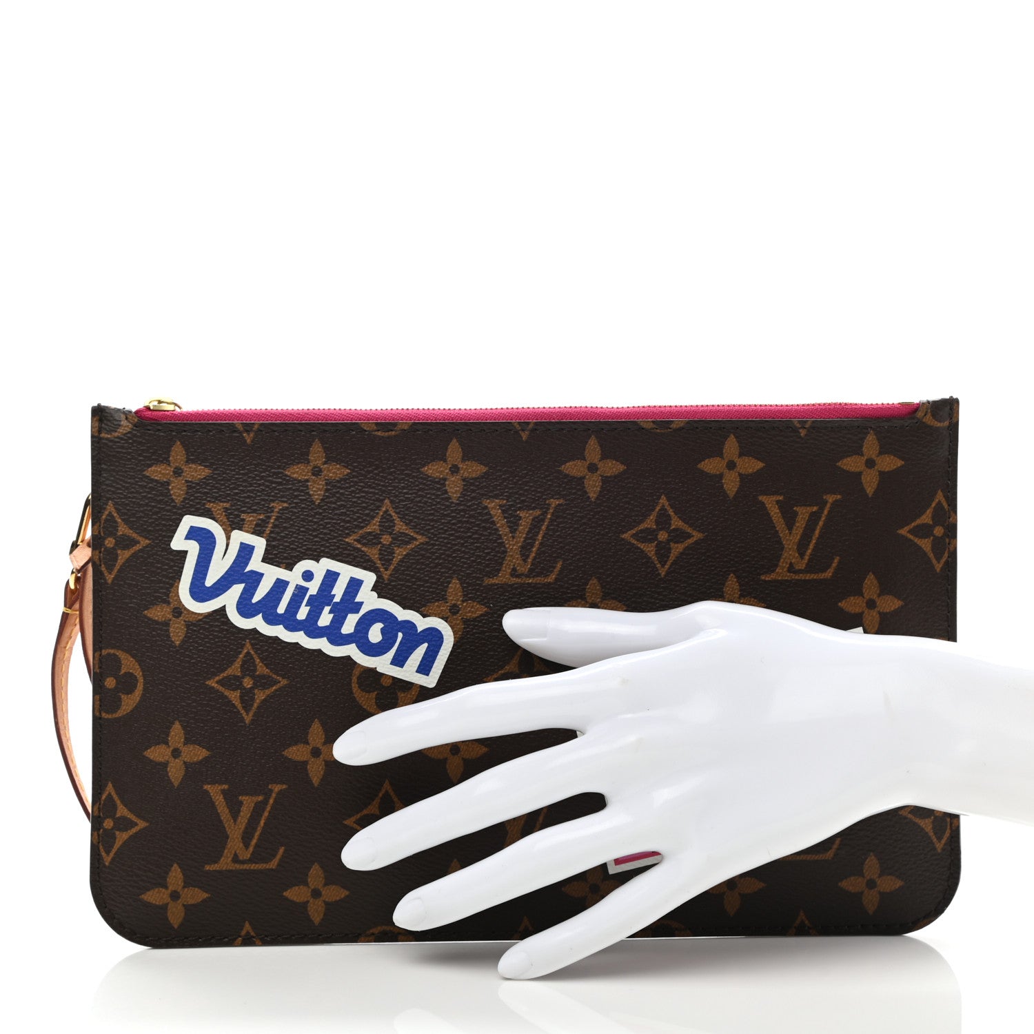 Louis Vuitton Monogram World Tour Neverfull MM GM Pochette 2 of 8