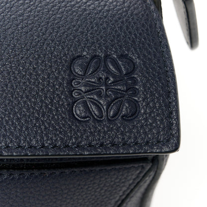 Loewe Calfskin Small Puzzle Bag Midnight Blue Black 7 of 10