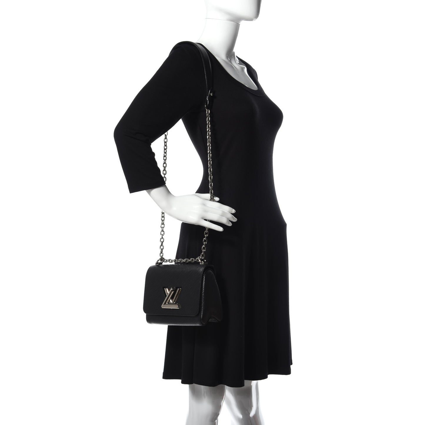 Epi Twist Shoulder Bag PM Black