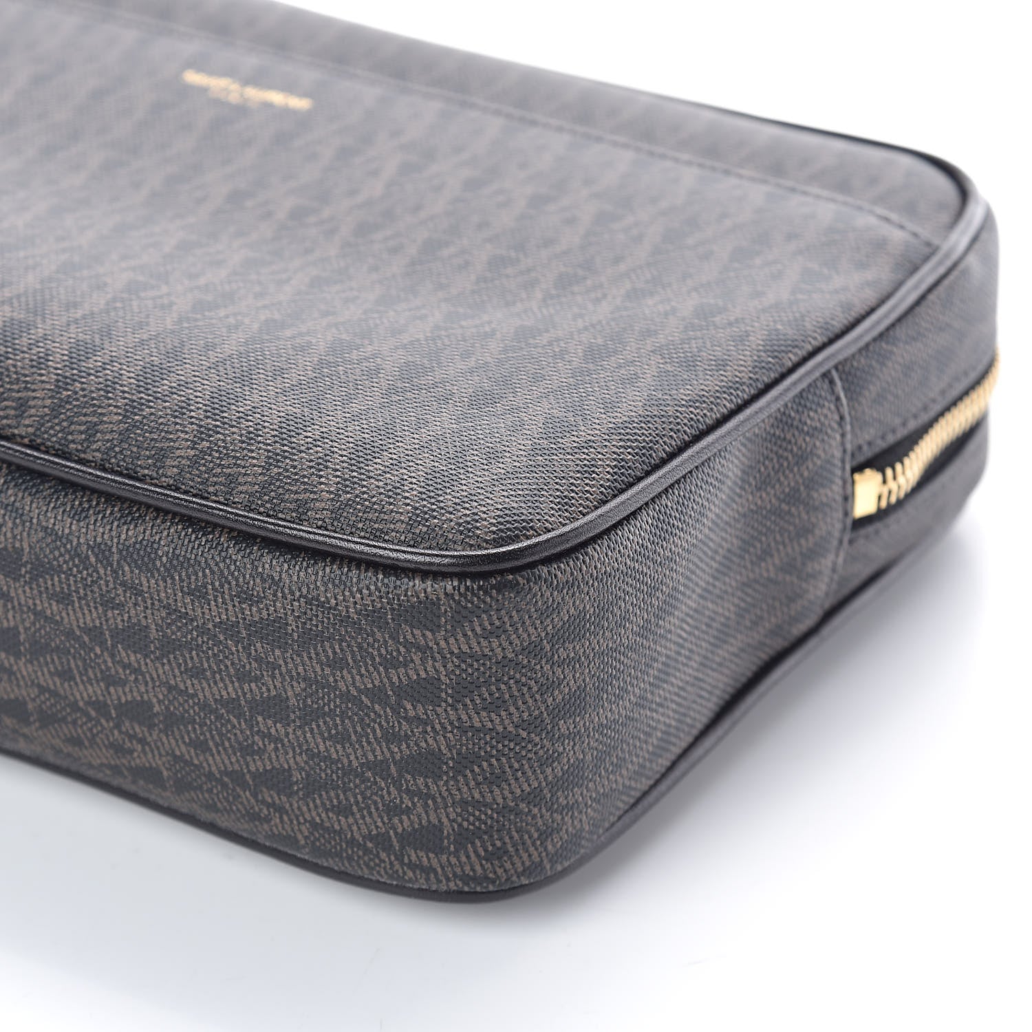 Saint Laurent Toile Classic Monogram Wash Bag Black Lino 9 of 10
