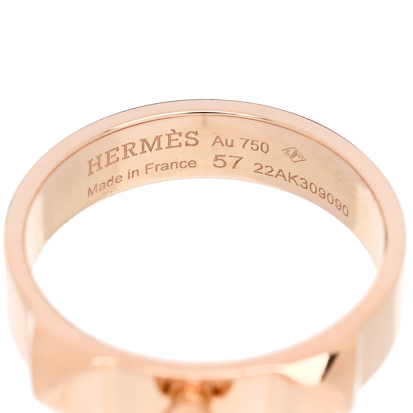 18K Rose Gold PM Collier De Chien Ring 57 8