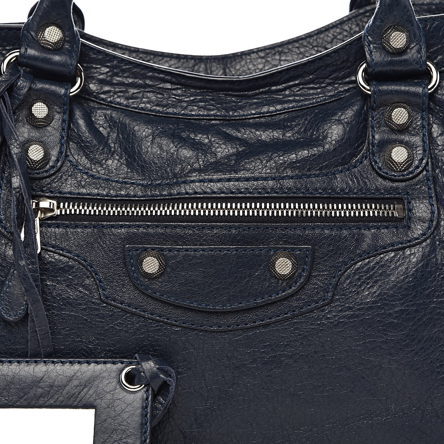 Balenciaga Agneau Giant 12 Silver Hardware City Bleu Obscur 10 of 10