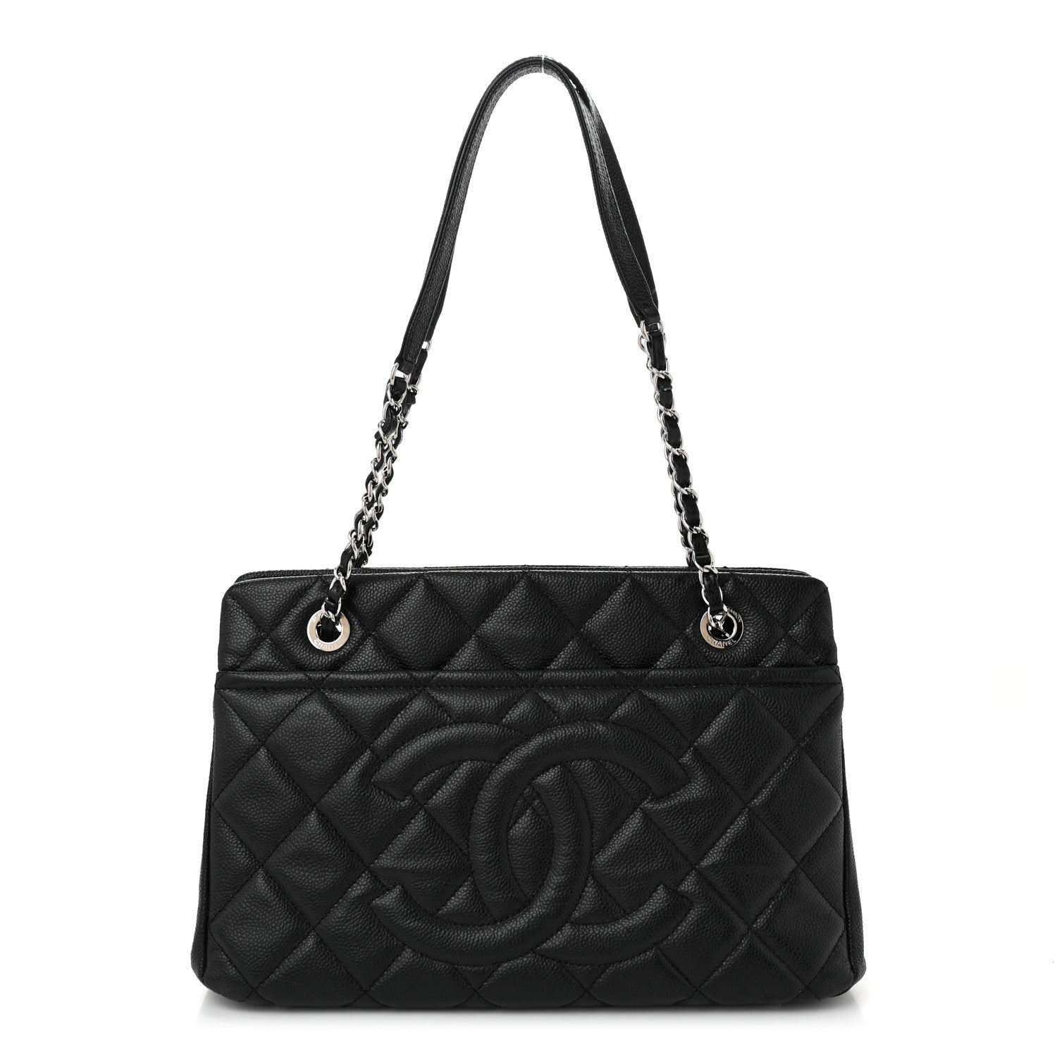 Chanel Caviar Quilted Timeless CC Soft Tote Black 1 of 11