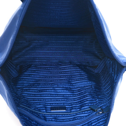 Prada Tessuto Nylon Saffiano Tote Bluette 5 of 9