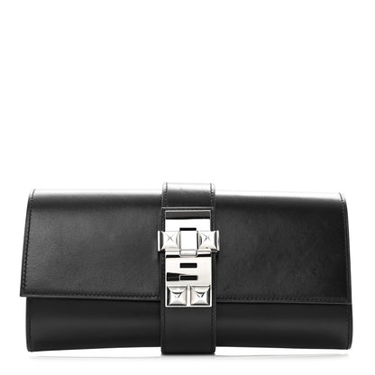 Hermes Box Medor 23 Clutch Black 1 of 8