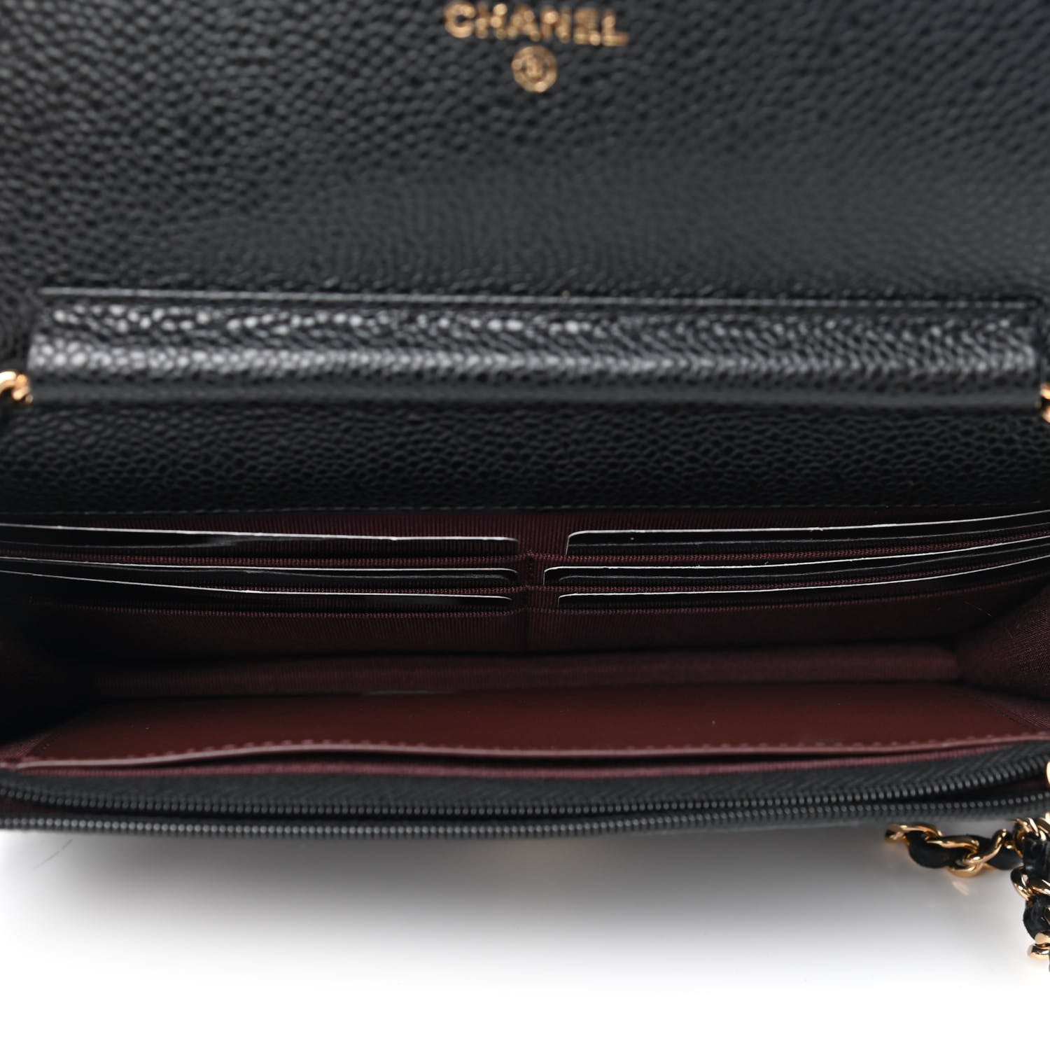 Chanel Caviar Quilted Wallet On Chain WOC Black 4 of 5