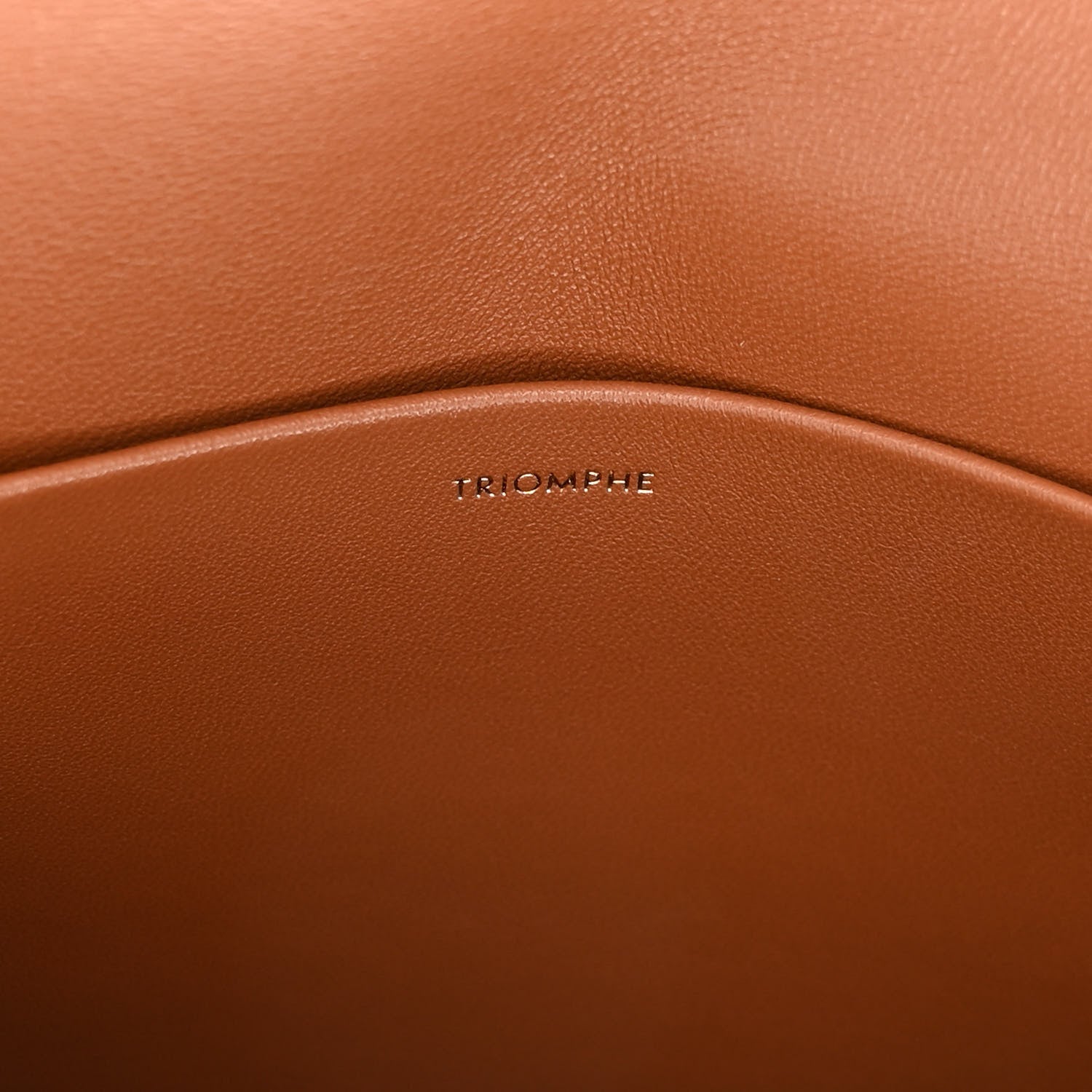 Celine Natural Calfskin Triomphe Shoulder Bag Tan 7 of 10