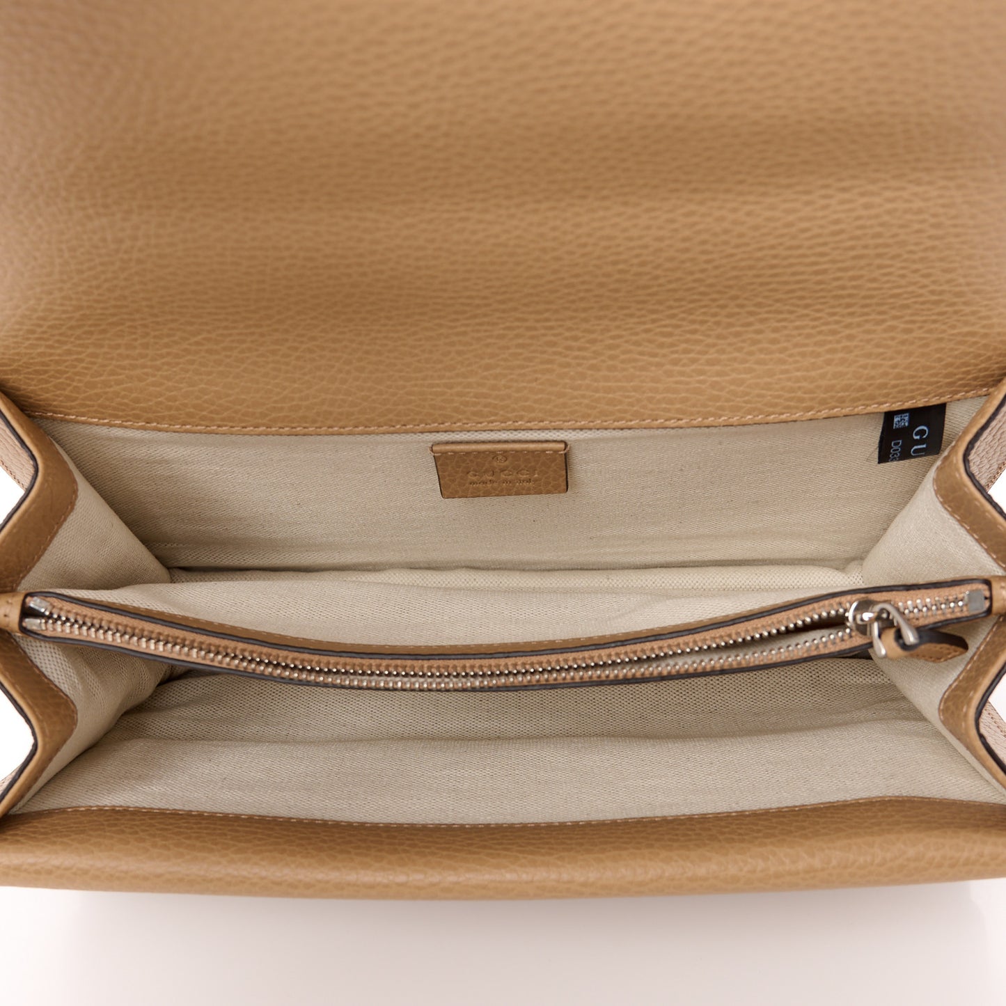 Dollar Calfskin Crystal Small Dionysus Shoulder Bag Natural Tan Black Diamond