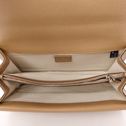 Gucci Dollar Calfskin Crystal Small Dionysus Shoulder Bag Natural Tan Black Diamond 5 of 12