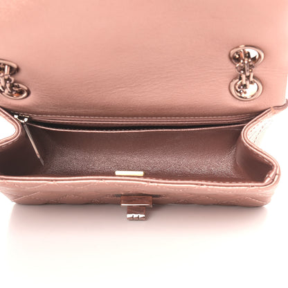 Chanel Metallic Grained Calfskin Quilted 2.55 Reissue Mini Flap Copper Pink 5 of 9