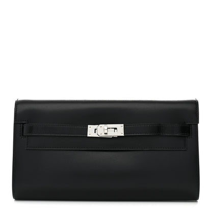 Hermes Box Kelly Wallet To Go Black 1 of 10