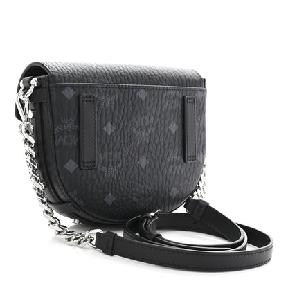 MCM Visetos Mini Patricia Crossbody Belt Bag Black 2 of 9
