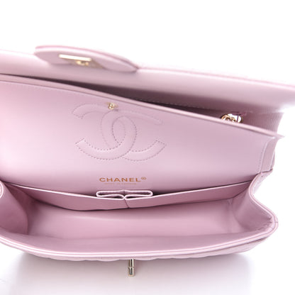 Chanel Caviar Quilted Medium Double Flap Light Pink 5 of 13