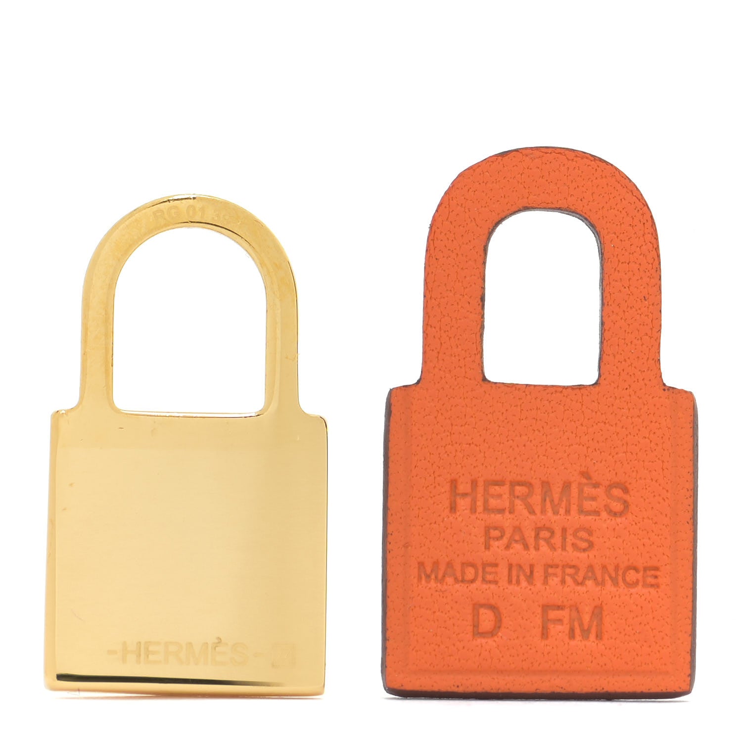 Hermes Swift O'Kelly Earrings Orange 3 of 8