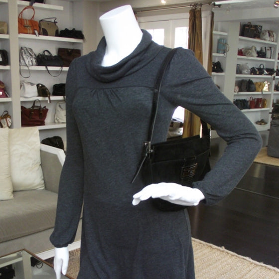 Suede Shoulder Bag