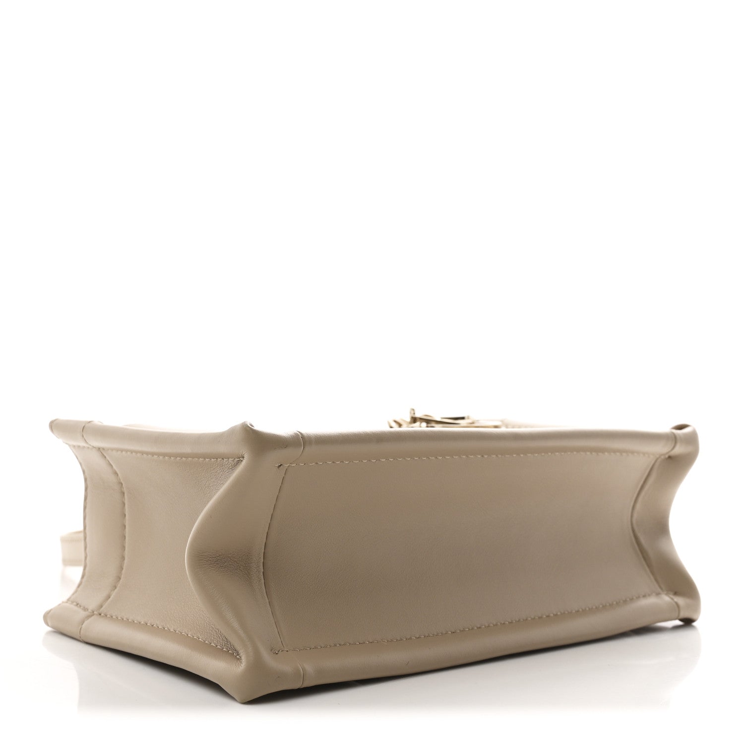 Christian Dior Calfskin Macrocannage Mini Book Tote Trench Beige 4 of 10