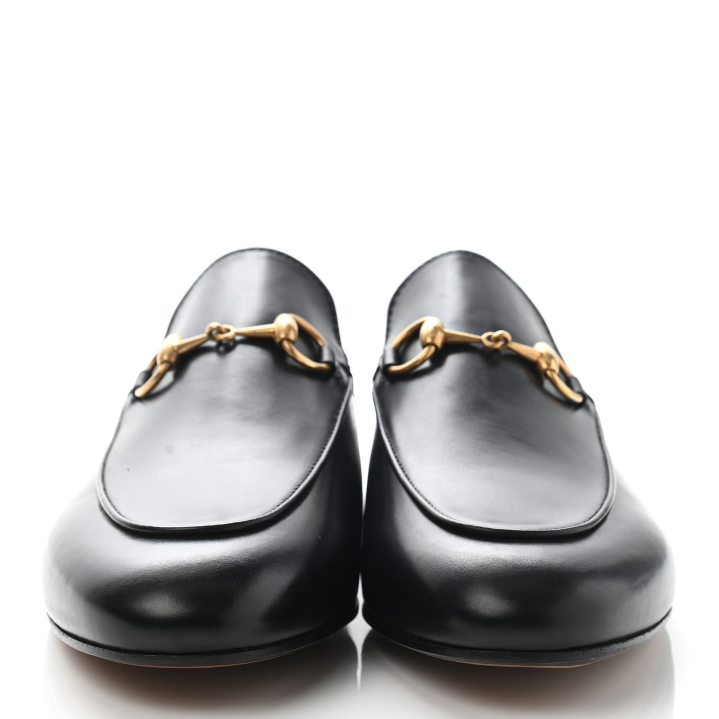 Calfskin Womens Princetown Slippers 37.5 Black