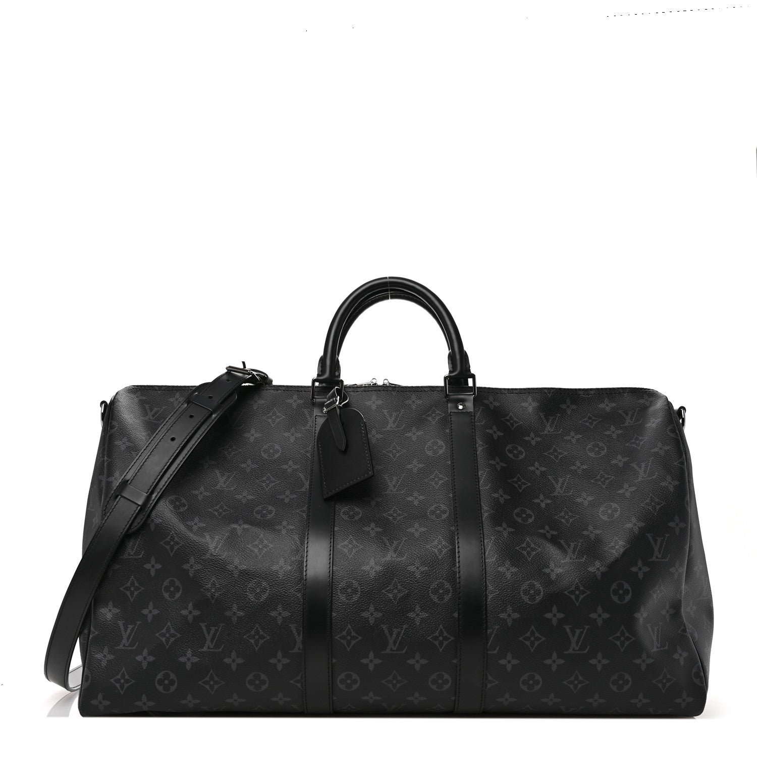Louis Vuitton Monogram Eclipse Keepall Bandouliere 55 1 of 9