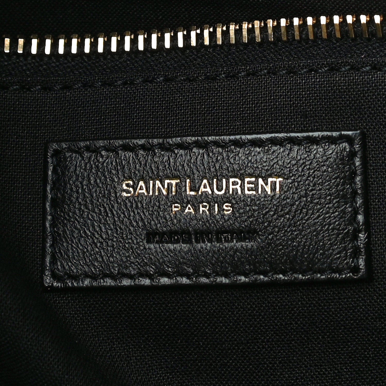 Saint Laurent Linen Calfskin Rive Gauche North South Tote Natural 6 of 9