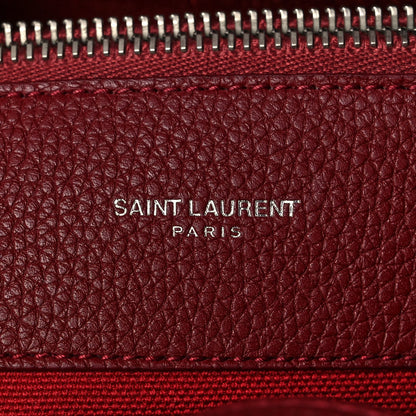 Saint Laurent Grained Calfskin Small Supple Sac De Jour Dark Pallisandre 7 of 10