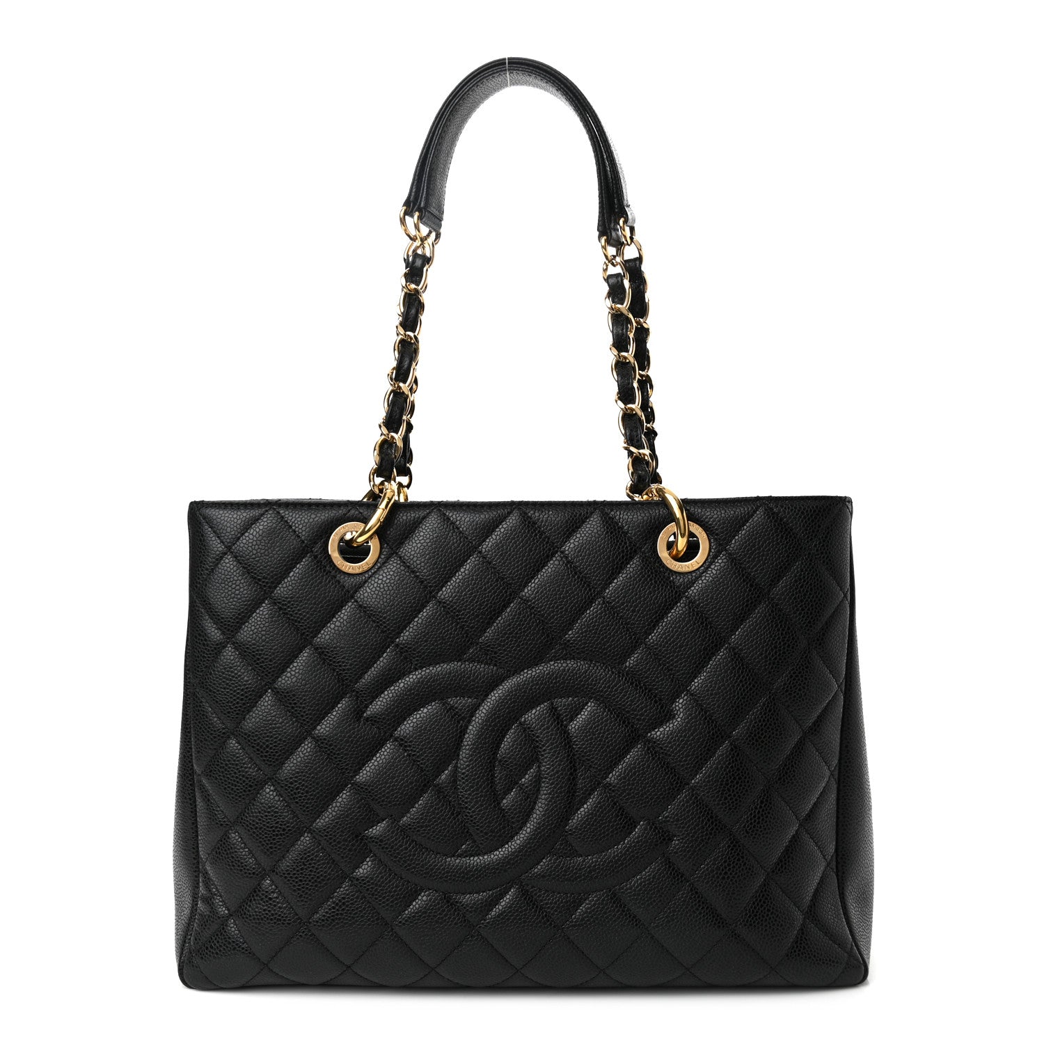 Chanel Caviar Quilted Grand Shopping Tote GST Black 1 of 10