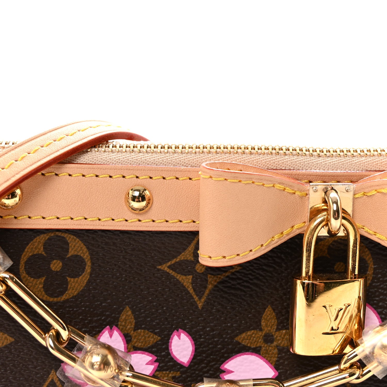 Louis Vuitton LV X TM Monogram Pochette Accessories Sakura Brown