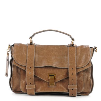 Proenza Schouler Lambskin Medium PS1 Satchel Smoke 1 of 13