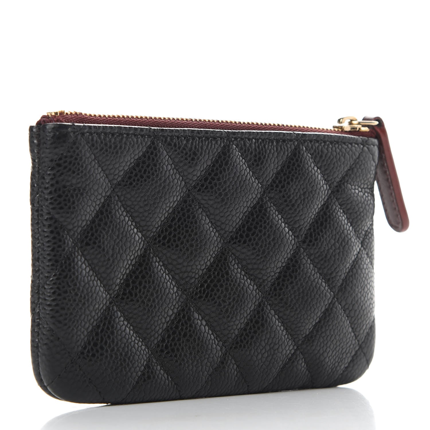 Chanel Caviar Quilted Small Cosmetic Case Black 3 of 7