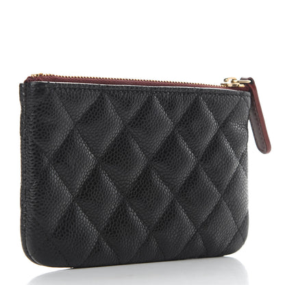 Chanel Caviar Quilted Small Cosmetic Case Black 3 of 7