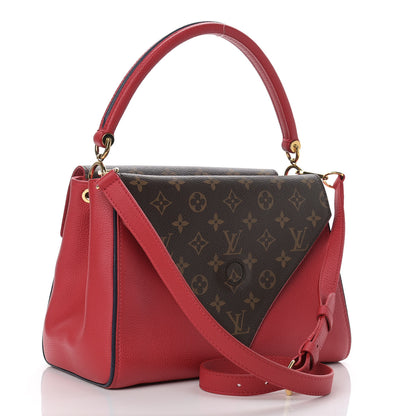Louis Vuitton Grained Calfskin Monogram Double V Rubis 3 of 10
