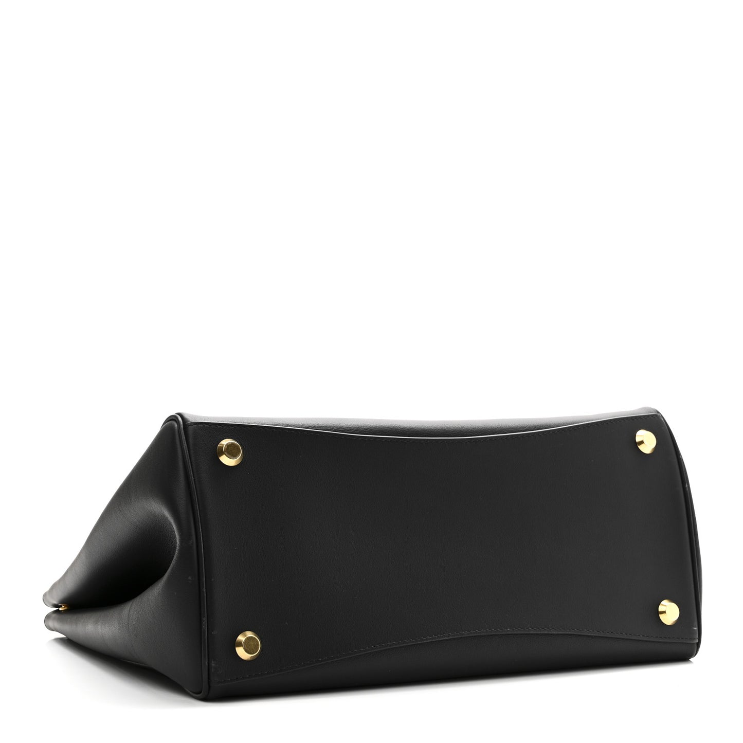 Smooth Calfskin Hampton Carry All Bag Black